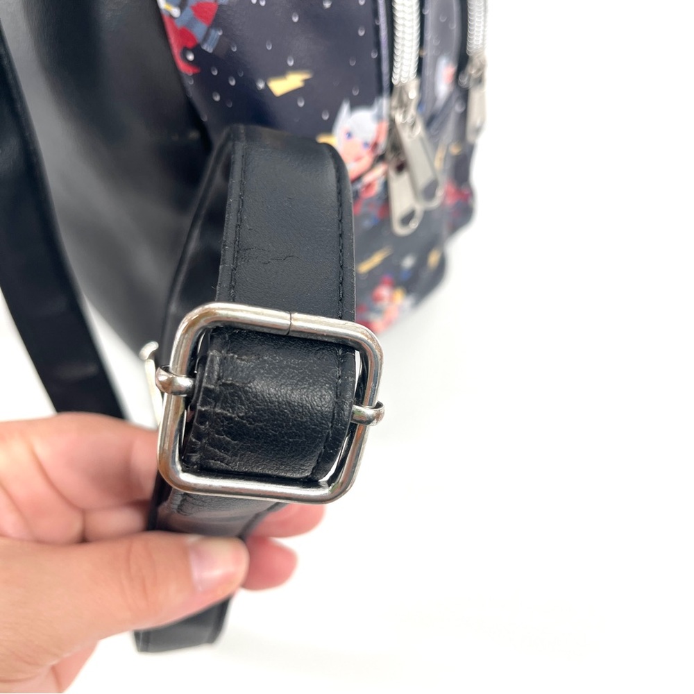 Loungefly Marvel Thor Chibi Galaxy Love and Thunder Mini Backpack - Picture 13 of 16
